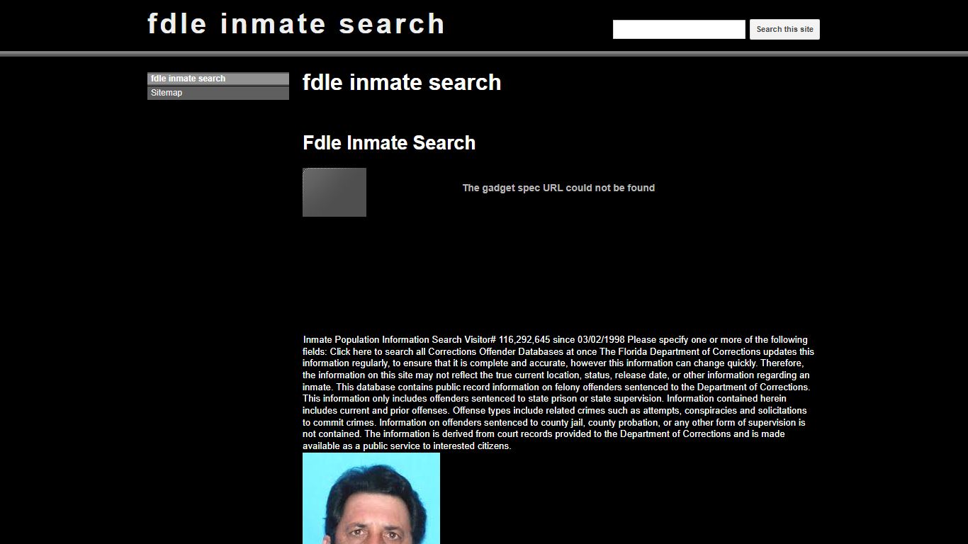 fdle inmate search - Google